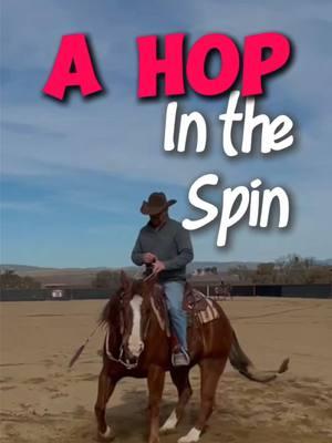 A Hop the Spin #mankinsperformancehorses  #bodycontrol in the #turnaround #fixing the #hop #traininghorses #fyp #ridinghorses #foryou #tips #reining #cowhorse #showhorse #rodeo #ranch #versatility #ride #cowboys #western #horsemanship #spinning #spin #dada #horsetok #horsesoftiktok #horses #equine 