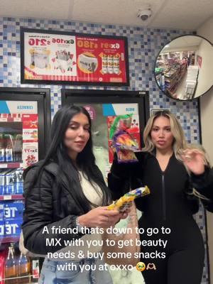 My Arabic friend 🥰 #mexicana #arabic #friends #amiga #mexico🇲🇽 #tijuana #fillers #fillercheck #botox #oxxo #oxxotiktok #liquorstore #snacks #candy @Ri.Ri95 