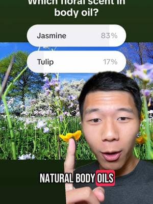 #greenscreen poll battle on the floral scents for our body oils! #bodyoils #bodyoilsforskin #floral #floralscents 