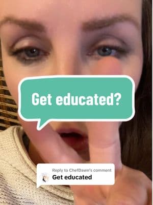 Replying to @ChefDawn Hey girl, well, i hope uou find some peace today and esucation is important.  Education is key to life right? #geteducated #snarky #magacult #howrude 