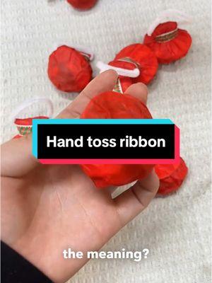 #hand #toss #ribbon #ribbonroses 