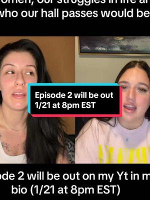 Episode 2 will be out tonight 1/21 at 8pm EST In my newest podcast episode me and @kiera get super vulnerable as women, our struggles in life and who our hall passes would be! #unfilteredrecaps #vulnerable #womanhood #hallpass #hearmeout #floridashores #dramaupdate #dramapodcast #podcastrecap 