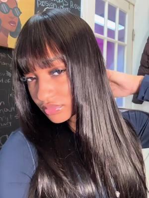 Rush to get one!😎Hair info: Glueless Straight wig with Bangs 👇 #iseehairamazon #amazonwig #amazonfinds #bangwig ##preeverythingwig #tiktokmademebuyit #tiktokhot #viralwigs #blackgirlmagic #unboxingvideo #bussdown #whatiorderedversuswhatigot #fyp