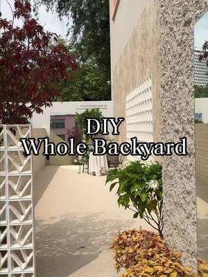 Transform a vacant lot into a small garden using lightweight materials in just one day! #design #interior #decor #decoration #wallart #construcion #homedecor #designer #designhouse #laundryroomdesign #exteriorwall #ceramics #bricks #breezeblocks 