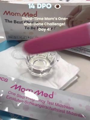 DPO14，Third-Time Mom’s One-and-Done Challenge! Day 4!#ttc #ttcjourney #pregnancyjourney #pregnancytest #pregnant #hope #mom #mommed #mommedttc #foryoupage❤️❤️ #goodlife