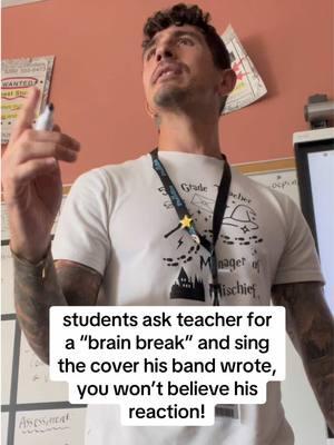 throwback to this incredible moment when my students needed a brain break and wanted to sing my bands cover of hey Jude! 🥹🖤 #teachertok #teachersoftiktok #teacherlife #teacher #tiktokban #wearefelicity #lastdayofschool 