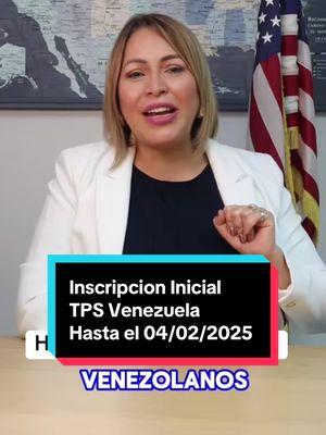 Todavía tienes tiempo de hacer el registro inicial  TPS 🇻🇪 , hazlo antes  del 02 de abril de 2025, no dejes pasar esta gran oportunidad #iraidauseche #serviciosdeinmigracion #inmigrantes #inmigracionusa #tps #tpsvenezolanos #venezolanosenusa #creatorsearchinsights #creator #asilo #recorrojuntoatielcaminoatumetamigratoria 