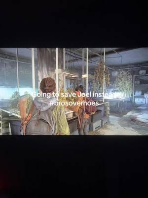 She been looking at the same plant for like 10 minutes she got pregnancy brain already bro #tlou2 #tlou #thelastofus2 #thelastofus #tlougame #thelastofusgame #fyp #funny #elliewilliams #dinawoodward 