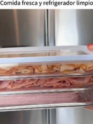 Cajas de almacenamiento de alimentos reutilizables para el almacenamiento de quesos, jamón y otros alimentos. Su comida se almacena juntos, pero se separa en una bandeja. La Caja de almacenamiento de Alimentos está bien sellada, manteniendo la comida fresca y manteniendo su refrigerador limpio y ordenado.   #foodcontainer #threetiercontainer #foodstorage #delimeats #sandwhiches #foodorganization #organizing #fridgerestock #refrigerator #TikTokShop #tiktokshopblackfriday   #TikTokShopLoveAtFirstFind  #spotlightfinds  