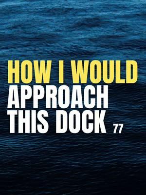 How I would APPROACH this DOCK 77: If you are stressed out about docking your boat🛥️,  How To Boating will help relieve that stress so you can enjoy your time on the water🌊, DM us for more info on private boating instruction 👨🏼‍✈️ #howtoboating #howto #boating #boat #yacht #dock #docking #marina #bay #docks #captain #approach 