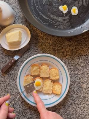 ✨🍳 tiny(est) toast tuesday 🍞✨ ittiest bittiest loaf with extra small sunny side up eggies 🍳🥹 the way i laughed at these ✨ i think we all could use some sunny sides today ☀️🥲✨ lol also SYKE those weren’t my last videos but i will be posting on YouTube shorts now too  #toasts #tinytoast #toasttuesday #sunnysideup #friedegg #eggtoast #eggontoast #tinykitchen #dailymini #fyp #🍳 #🍞 #☀️