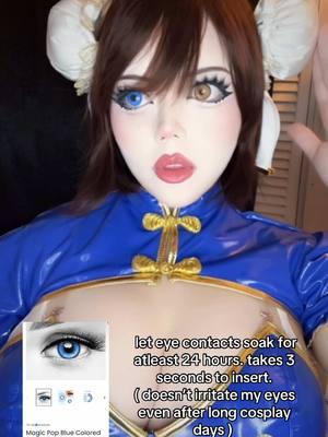 i love eye contacts :p #anim #fyp #fypシ #foryoupage #mocoqueen #mocoqueencontacts #chunli #chunlicosplay #cosplay #cosplayer @MocoQueen 