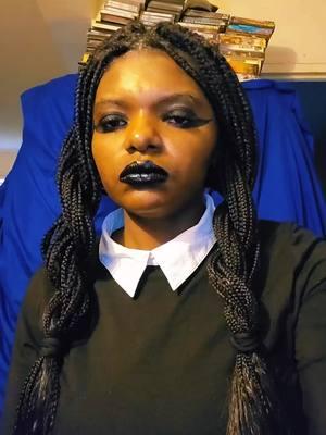 She ate that line up #wednesdayaddams #wednesdayaddamscosplay #theaddamsfamily #theaddamsfamilycosplay 