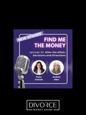 Can marriages heal after infidelity? That question is answered by this week's podcast guest, Andrea Giles @theinfidelitycoach of Get Your Life Back After Infidelity. Unfortunately, infidelity is a common problem. Some couples divorce afterward, but some do find healing and continue to be married. I had a fascinating discussion with Andrea about the options after infidelity... whether it's romantic or financial infidelity. Drop the word PODCAST in the comments for a link to the episode. #infidelity #cheating #podcast #divorcepodcast #divorcesupport #healing #infidelitycoach