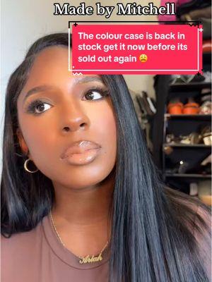 Yall we sold it out the first time and yall kept commenting telling me it’s sold out well it’s back 🙌🏾🙌🏾🙌🏾🙌🏾 #madebymitchell #colourcasemadebymitchell #madebymitchellmakeup 