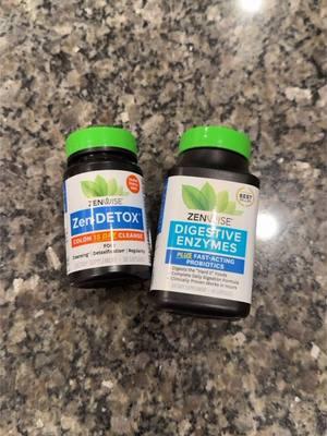 This duo is here to work for you! 💪 Zen-Detox and Digestive Enzymes are the best way to get your digestive system back on track after the weekend!  #GutHealth #colonhealth #wellness #GutHealthisforEveryone #TikTokShop #DigestiveEnzymes #Zenwise 