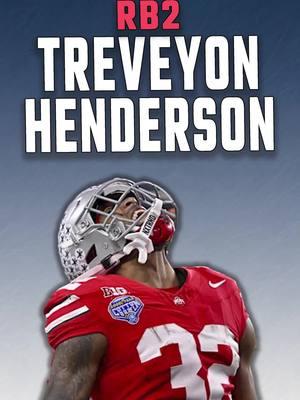 Why TreVeyon Henderson is the RB2 in the 2025 rookie NFL draft class. #ohiostate #treveyonhenderson #nfl #nfldraft #dynastyfantasyfootball #fyp #foryou #cfb #mockdraft