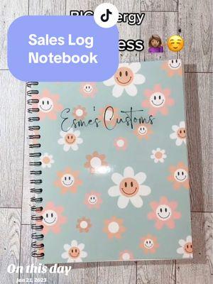 Our order sales log has always been a great seller! Helps Small Businesses track their customer orders & a great notebook to take to pop up shops/markets to take down custom orders! Don’t miss out on those extra sales!!  #onthisday #handmadenotebook #spiralnotebook #stationery #saleslog #customorder #etsyshop #trendyyy #fypシ #smallbusinesstiktok 