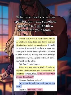 Who needs a man when you can have a Malphas? #matedtothemonster #sarahspade #paranormalromancebooks #fatedmates #pnrbooktok #possessivebookboyfriends #fantasyromance #demonromance #monsterromance #demonromancebooks #cinnamonrollhero #monsterromancebooks 