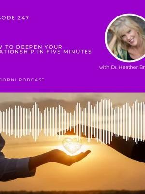 #Relationship #speakingwiththeheart #drheatherbrowne #communication #connection #change #intimacy #live @The Jōrni 