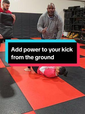 In a self-defense scenario, knowing how to effectively strike from the ground can make all the difference. Coach Britt demonstrates a powerful technique to add force to your kicks when you're down, showing that even from a disadvantaged position, you can fight back and protect yourself. Train smart, stay prepared, and always prioritize your safety. #streetselfdefense #creatorsearchinsights  #lasvegascombatacademy  #lasvegaskravmaga #kravmaga #levelUpJujitsu #bjj  #brazilianjujitsu #muaythai #mma #boxing #striking  #SelfDefense #boxingtraining #mmafighter #mma ##warriormindset #streetselfdefense 