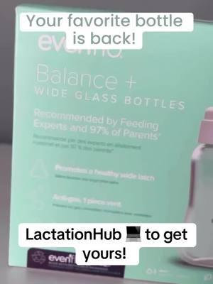 Evenflo Glass Bottles are available 🔗 you know where to find them 😉😜 #evenfloglassbottles #lactationhub #evenfloglass 