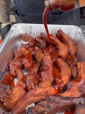 Smoked Baby Back Party Ribs 🔥 . #kendrickbbq #traegergrills #partyribs #babybackribs #stlouisribs #bbqribs #butcher @Traeger Grills 