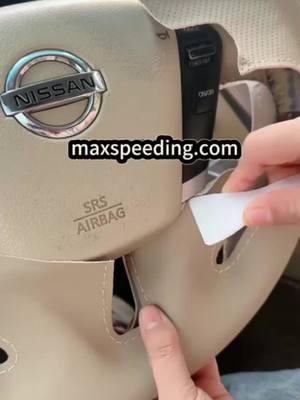 Steering Wheel Cover for Nissan Murano Teana 🚘 #enjoy #DIY #stitch #steeringwheelcover #car #automobile #truck #interiordesign #installation #tutorial #relax #satisfy #upgrade 