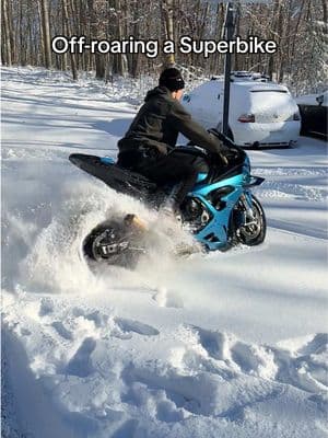 This paint turned out ridiculous. #fyp #viral #bike #biketok #superbike #snow #funny #sportbike #tiktok Filmed on a closed course by trained professionals 