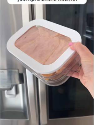 Kitchen find I never knew I needed #foodcontainer #threetiercontainer #foodstorage #delimeats #sandwhiches #foodorganization #organizing #tiktokshopblackfriday