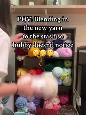 It worked🤭 #joannfabrics #yarnhaul #yarn #crochet #crochettok 