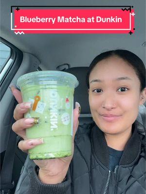 @Dunkin' this might be my new fave!! 🫐 #dunkin #dunkinmatcha #dunkinmatchaorder #blueberrymatcha #foodreview #foodietok #fyppppppppppp 