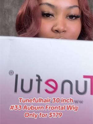 I think Auburn is my color 😍😍 this wig is so cute , soft and long and it’s only $179 😋 @Tunefulhair @Tunefulhairwig   🫶🏽The wig link is in my bio 🫶🏽  #auburnhair #auburnhaircolor #auburnhairblackgirl #fyp#tunefulhair #tunefulhairwig #foryoupage #wiginfluencer #30inchwig#curls 