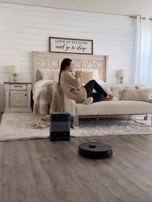 Enjoy a cup of coffee while your robot vacuum does the work for you 🤍 it’s been a total game changer in keeping our floors spotless, especially after the busy and messy holiday season! It maps your home, tracks how often your floors are cleaned, and it vacuums carpets AND mops floors! Must have investment for the new year! #amazonhome #amazonfinds #amazondeals #robotvacuum #tidyhometidymind #fyp 