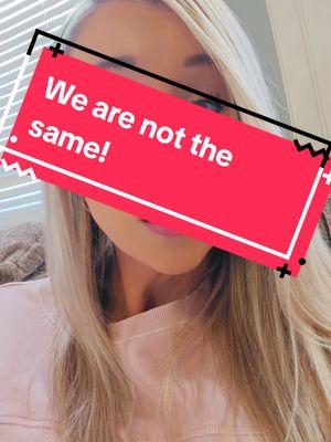 We are not the same! #fyp #fypシ #foryoupage #foryoupageofficiall #foryoupage❤️❤️ #doingmeforme #cryaboutit #notthesame 