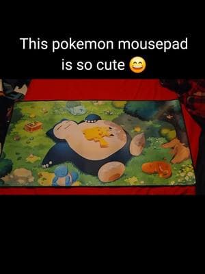 this mousepad is so cute #pokemon #mousepad #gaming #GamingSetup #squirtle #Pikachu #bulbasaur 