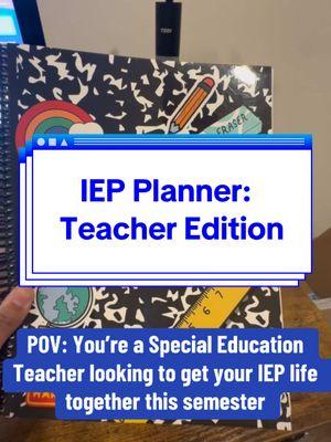 ➡️ Comment “IEP” to get the link or grab them from@My 🔗 in bio #iepmeetings #specialeducation #specialeducationteacher #teacherplanner 