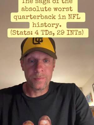 The saga of the absolute worst quarterback in NFL history. (Stats: 4 TDs, 29 INTs) #nfl #washingtomcommanders #atlantafalcons #usfl #kimmcquilken