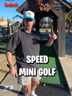 Fastest mini golf time wins! Who is the better athlete, @isssagolfer or ya boy?? Location: @golflandsunsplash #minigolf #miniaturegolf #golfland #golfer #golfing #golfswing #golfisfun #golfersofinstagram