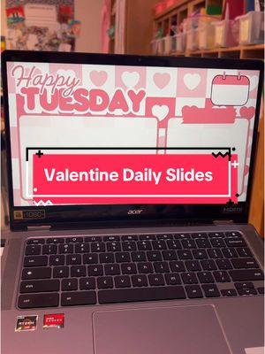 I could make new slides every day lol #dailyslides #morningmeeting #teachertok #tiktokteacher #ValentinesDay #teachersontiktok #texasteacher #tpt #teacherspayteachers 