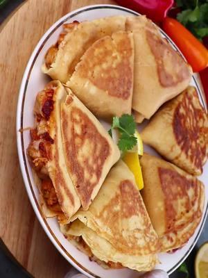 Chicken cheese crepe by cooking with passion #cookingwithpassion #HomeMadeIsTheBest #chickencheesecrepe #snacks