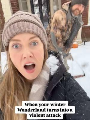 Well color me shocked #trolljoel #snowballfight #snowintexas #husbandandwife #familyfun #snowball #couplecomedy #lol #revenge #troll #marriagehumor #yellowsnow 