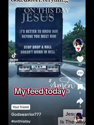 My feed today be like! #jesus #takethewheel #fyp 