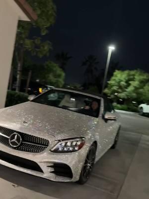 Crystal Action 🎥 #crystalcar #crystalmercedes #blingbling #mercedeslover #exoticcars #girlcar 