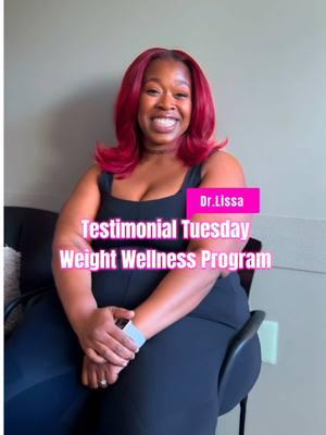 Testimonial Tuesday: check out @Unapologetically Dee weight wellness journey (check the progress pictures and video)✨ Transform your health, boost your confidence, and embrace the best version of you! Our Weight Wellness Program is here to guide you every step of the way—whether you’re preparing for surgery or taking the first step toward a healthier lifestyle. 🌿 Your journey starts now! 💪 we are loving  @unapologeticallydeee journey.  Ready to take the next step? ➡️➡️➡️ Visit the link in our bio for more details or to schedule your consultation. Prefer texting? Reach out directly at 404-240-2804.  🌐 www.drlissa.com #WeightWellness #HealthJourney #BodyConfidence #glp1forweightloss #weightloss #bodytransformation #fyp #weightlossinjections #glp1 