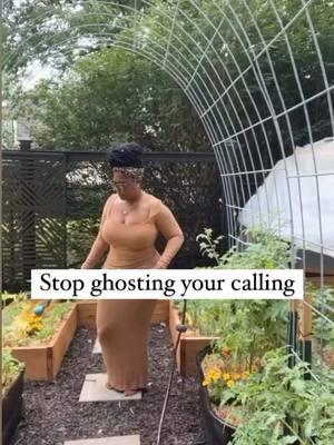 Stop Ghosting Your Calling 🗣️No more neglecting or avoiding your true passion, your purpose! SHARE with someone who needs this reminder 🤞🏾 .. #gardentalk #gardentips #gardeningwithniya #organicgardening  #urbangarden #gardening 