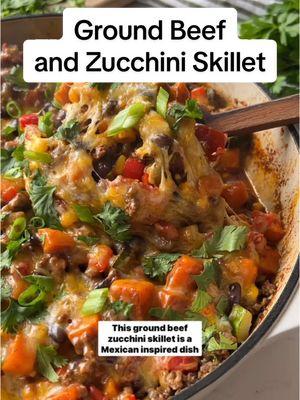 ⭐️ Ground Beef and Zucchini Skillet  This recipe combines two affordable, easy-to-find ingredients: ground beef and zucchini, in one quick skillet dinner. It's high in protein and high in fiber, and can be on the table in less than 30 minutes. ⭐️ FOR THE RECIPE ⭐️ 👉🏼 Tap the link in our bio then use the search bar for “beef and zucchini skillet”  #therealfooddietitians #healthyrecipes #recipes #DinnerIdeas 