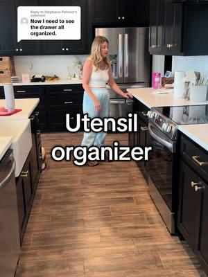 Replying to @Stephanie Palmieri love a good organized drawer! #drawerorganization #utensils #utensilorganizer #KitchenHacks #kitchenorganization 