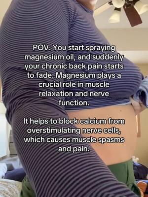 5 Ways Topical Magnesium Works Wonders for Your Body Comment MAGNESIUM to get the magnesium spray 1 Fights Inflammation: Magnesium helps reduce inflammatory cytokines like IL-6, calming inflammation at the source. Perfect for sore muscles or achy joints! 2 Boosts Cellular Energy: Magnesium is essential for ATP (energy) production, helping your body recover faster and heal more efficiently. 3 Calcium Balancer: Too much calcium in your cells can cause pain and inflammation. Magnesium steps in to restore balance and protect your tissues. 4 Targets Problem Areas: Unlike oral supplements, topical magnesium bypasses digestion and goes straight to the spot that needs relief-perfect for back pain or tense shoulders. 5 Antioxidant Powerhouse: Magnesium supports glutathione production, your body's strongest antioxidant, which fights oxidative stress and inflammation. I've been loving the difference this makes in my daily routine! Ready to give it a try? Click the link in my bio for more info and to grab your bottle today. comment "MAGNESIUM" for a direct link- you MUST be following me first to receive the link and you may have to check your spam or message request folder. Or just click the link in my bio to order. #topicalmagnesium #magnesiumbenefits #antiinflammatory #holisticwellness #naturalpainrelief #postpartumrecovery #holistichealth #soremuscles #naturalwellness #wellnesstips #magnesiumspray #momlifehacks #naturalhealing #holisticmama #magnesiumoil #wellnessjourney #selfcaretips #naturalremedies #postpartumhealing