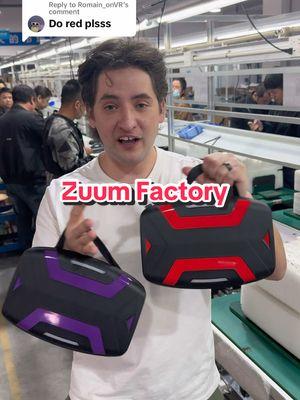 Replying to @Romain_onVR red is currently in production :) we are at my factory now!! Blue Zuums are back in stock! #zuums #zuumtech #zuumshoes #hoverboard #electricscooter #tiktokshopfinds #tiktokshopdeals 